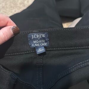 J Crew Mode Rise Flare Crop Size: 27